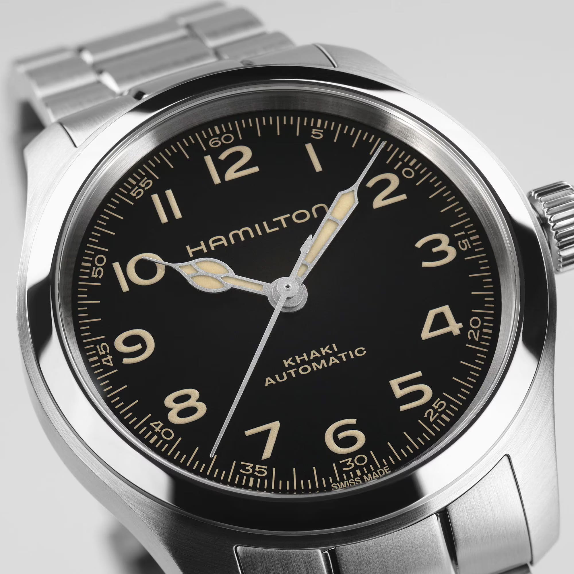Hamilton Hamilton Khaki Field Murph H70405130 , наручные мужские часы фото под углом