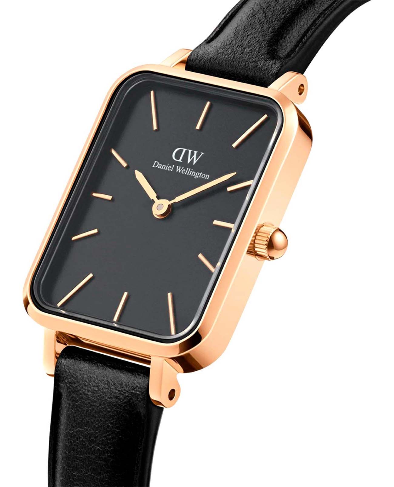 Daniel Wellington Daniel Wellington Quadro DW00100560, quadro швеция женские часы на браслете кожаный боковой вид