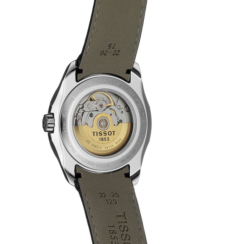 Tissot Tissot Couturier Automatic T035.407.16.051.00 механические мужские часы часы крупный план черный циферблата