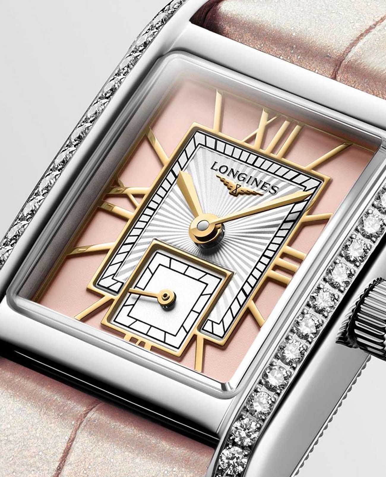 Longines L52000992 женские часы застежка крупным планом