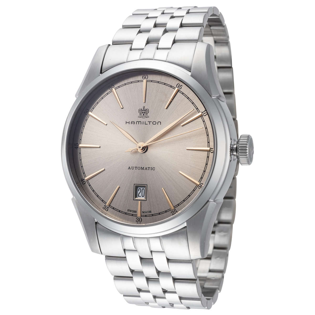 Оригинальные часы Hamilton Hamilton American Classic Spirit of Liberty Auto H42415102 механические калибр механизма h-10 общий вид