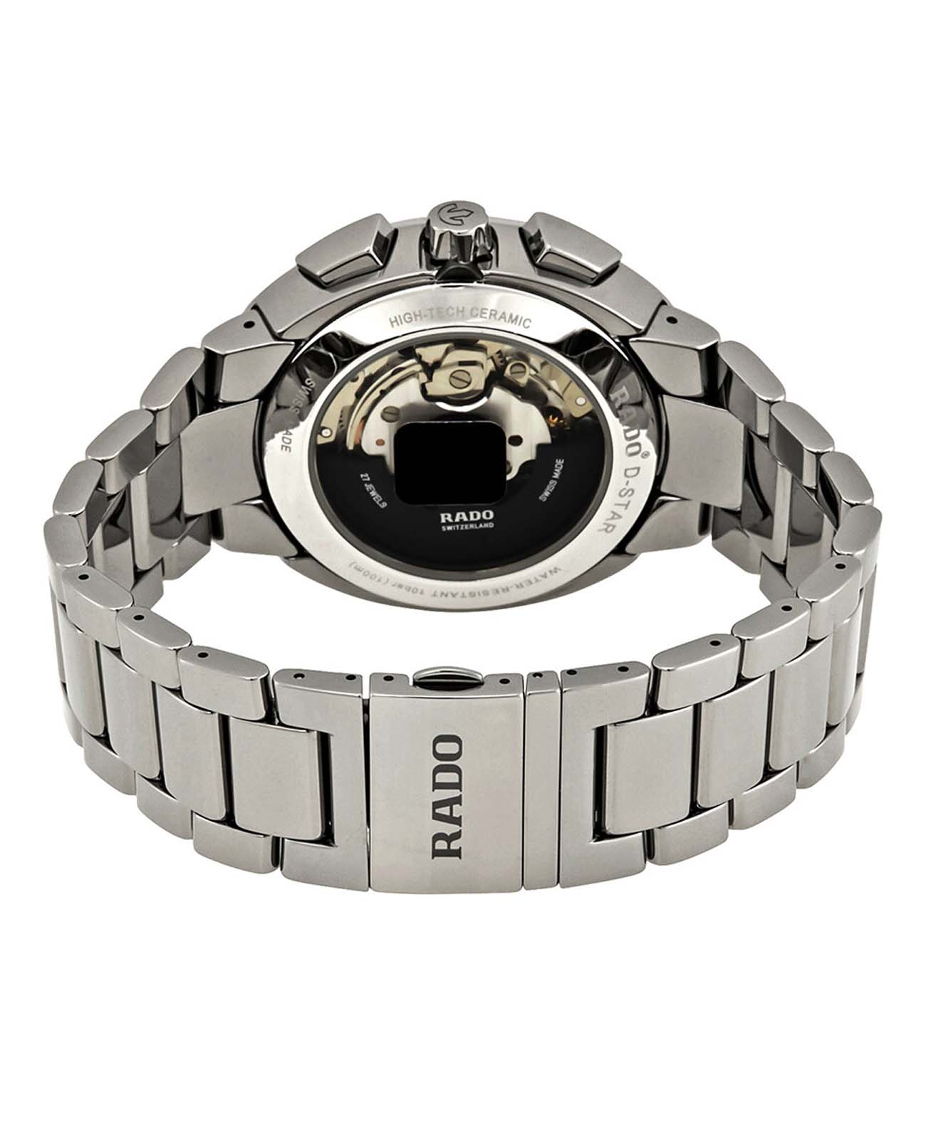 Rado Rado D-Star R15198152,  швейцария мужские часы на браслете плазменная керамика боковой вид