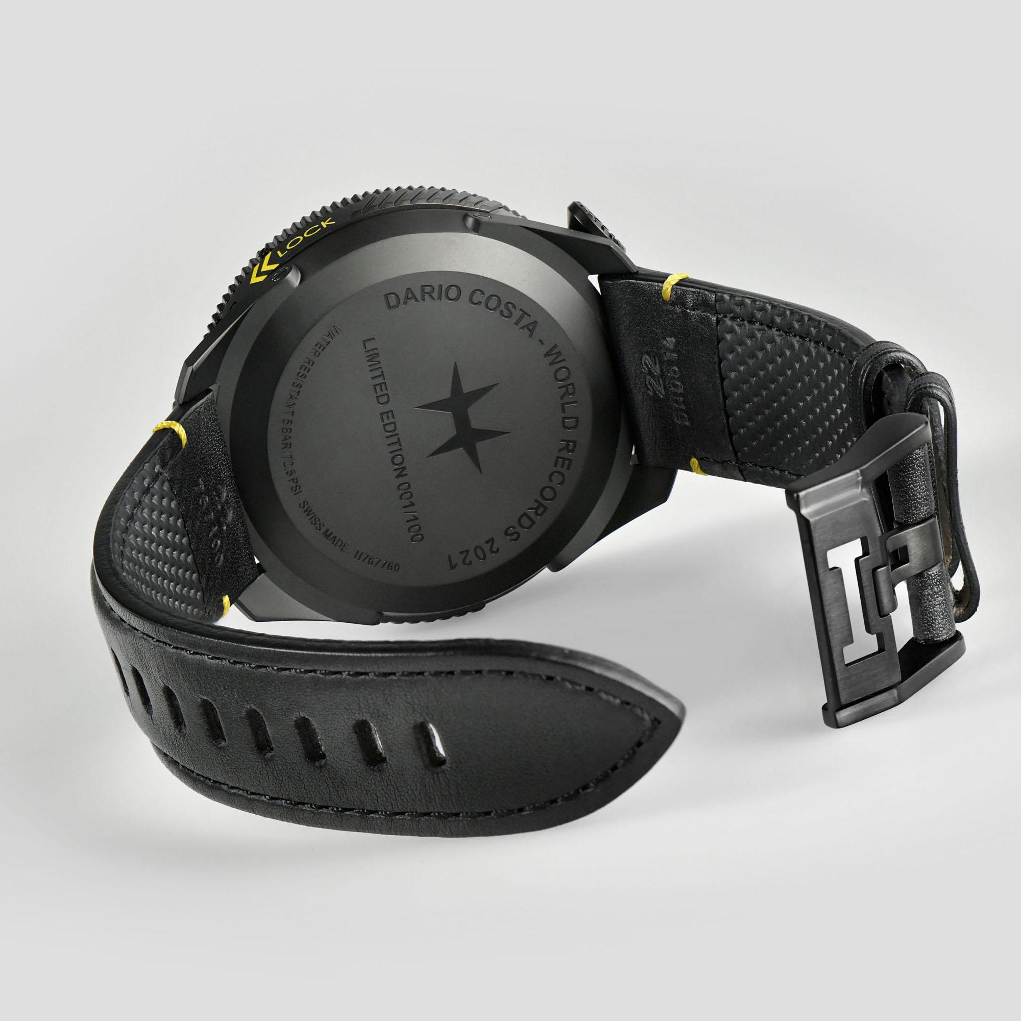 Hamilton Hamilton Khaki Aviation Takeoff Auto Chrono H76776733 механические мужские часы часы крупный план черный циферблата