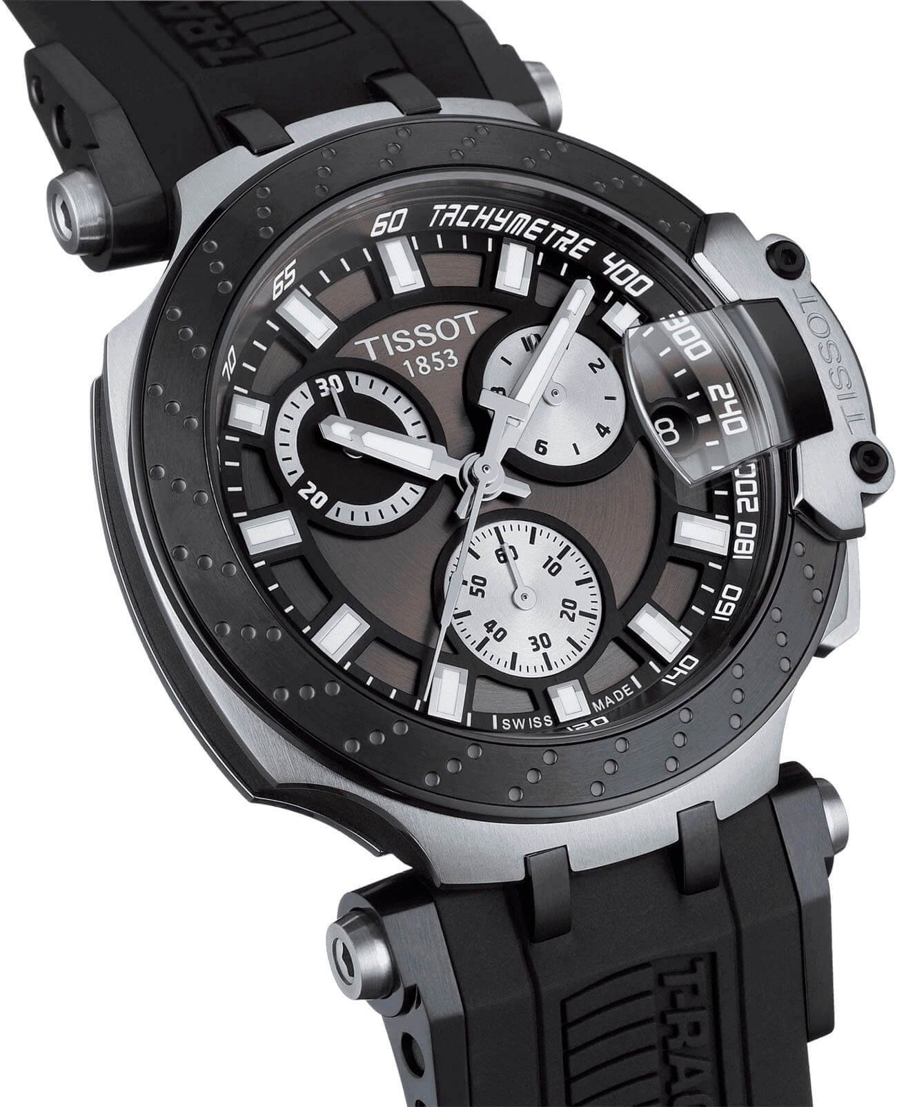 Оригинальные часы Tissot Tissot T-Race Chronograph T115.417.27.061.00 кварцевые калибр механизма eta g10.212 общий вид