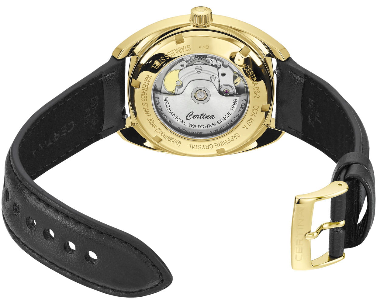 Certina Certina DS-2 C024.407.37.361.00 мужские часы  циферблат на запястье