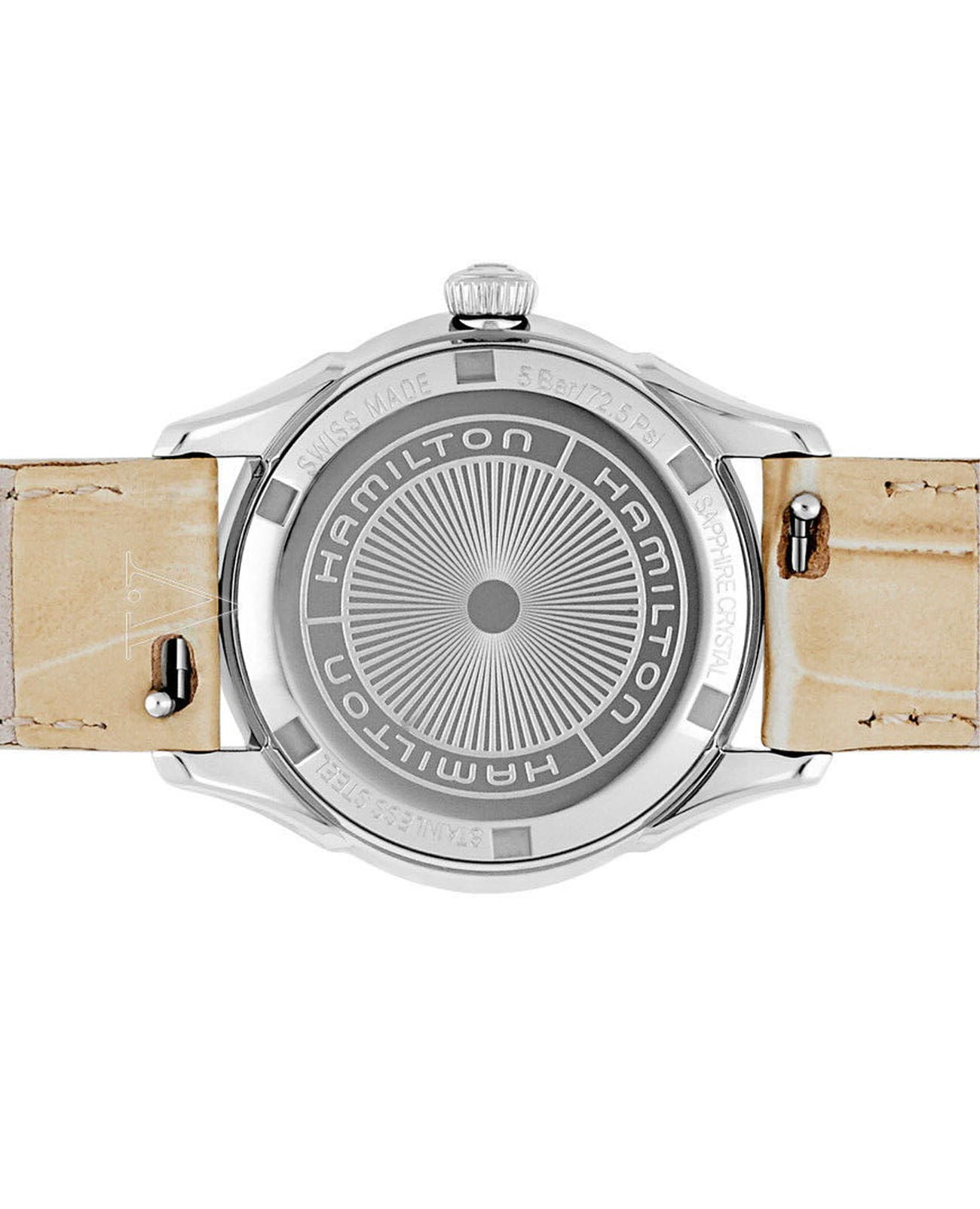 Hamilton Hamilton Jazzmaster Lady Quartz H42211855, jazzmaster швейцария женские часы на браслете кожаный боковой вид