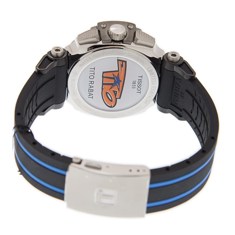 Tissot Tissot T-Sport -Race Quartz Chronograph Tito Rabat 2016 T092.417.27.207.01 мужские часы черный циферблат на запястье