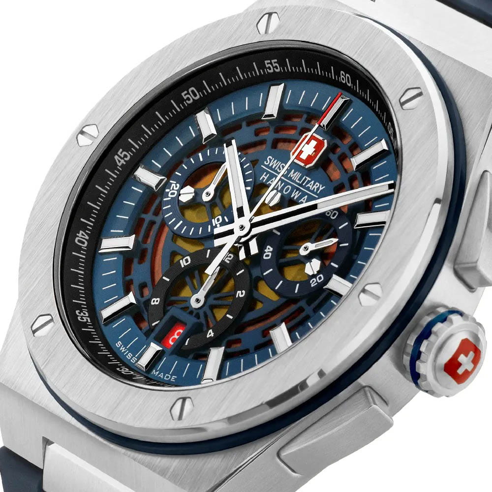 Swiss Military Hanowa Swiss Military Hanowa Mission XFOR 02 SMWGO0000902 , наручные мужские часы фото под углом