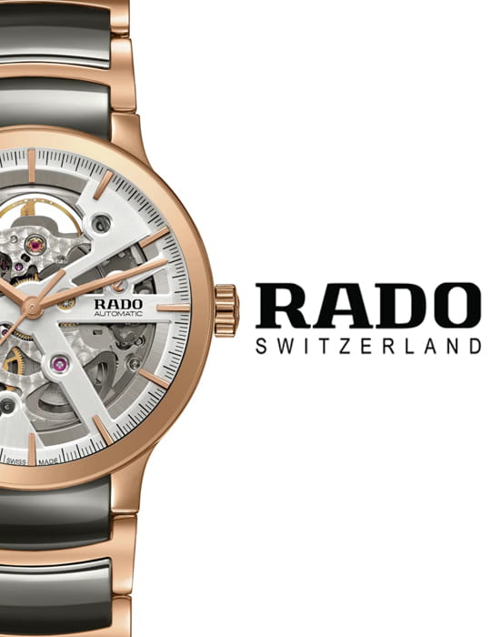 Rado Rado Centrix Automatic Open Heart R30181104 , наручные мужские часы фото под углом