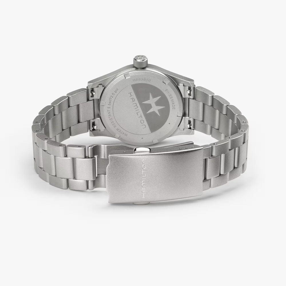 Hamilton Hamilton Khaki Field Quartz 33mm H69301131 мужские часы черный циферблат на запястье