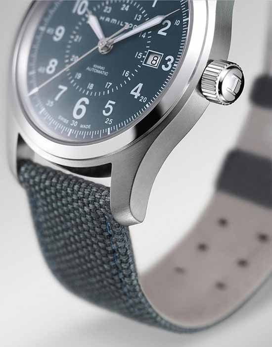 Оригинальные часы Hamilton Hamilton Khaki Field Auto H70605943 механические калибр механизма h-10 общий вид