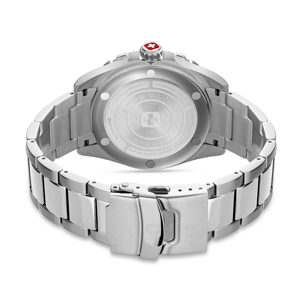 Swiss Military Hanowa Swiss Military Hanowa Offshore Diver II SMWGH2200302  — детали корпуса и нержавеющая сталь