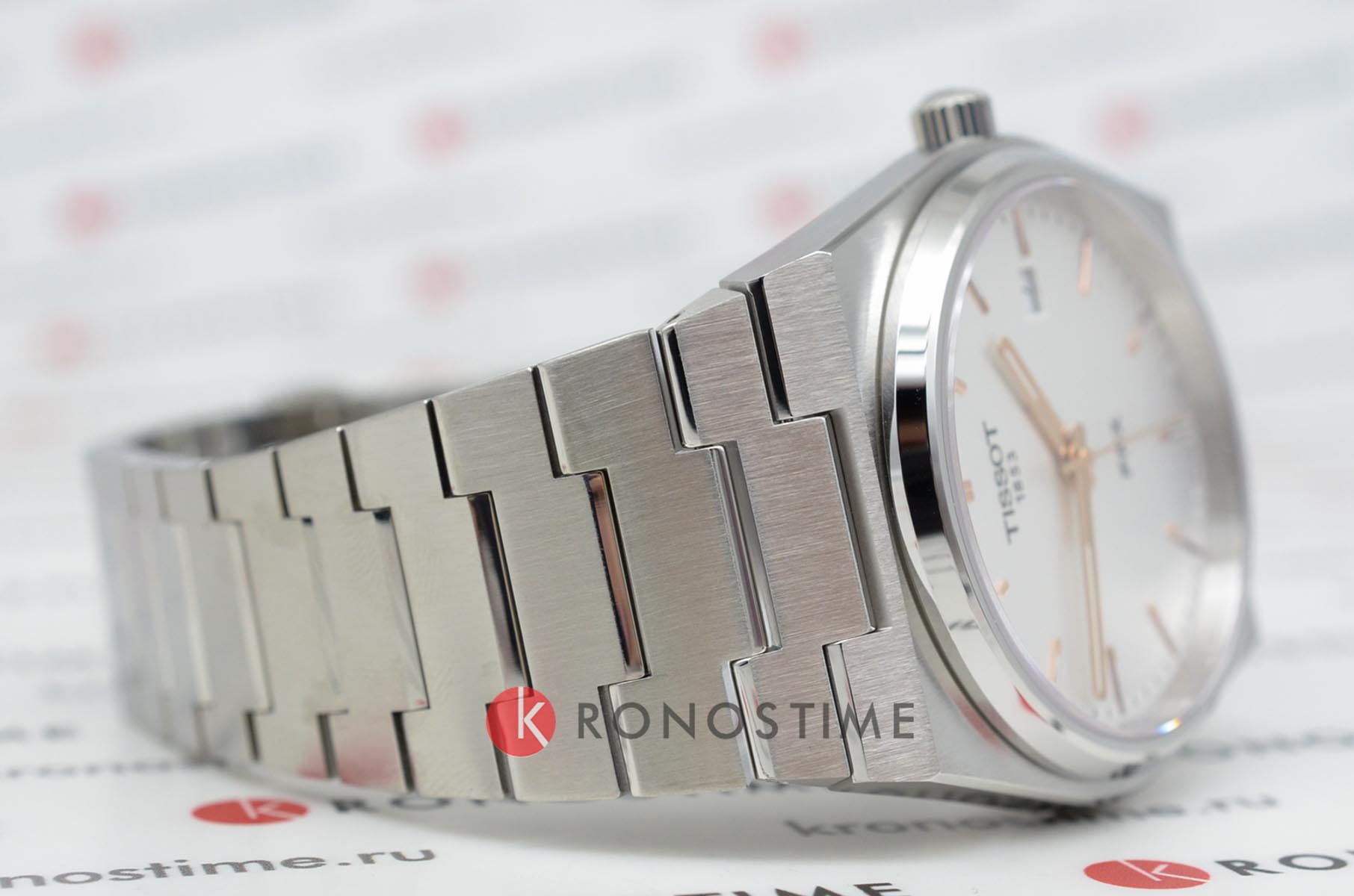 Tissot Tissot PRX T137.410.11.031.00 мужские часы серый циферблат на запястье