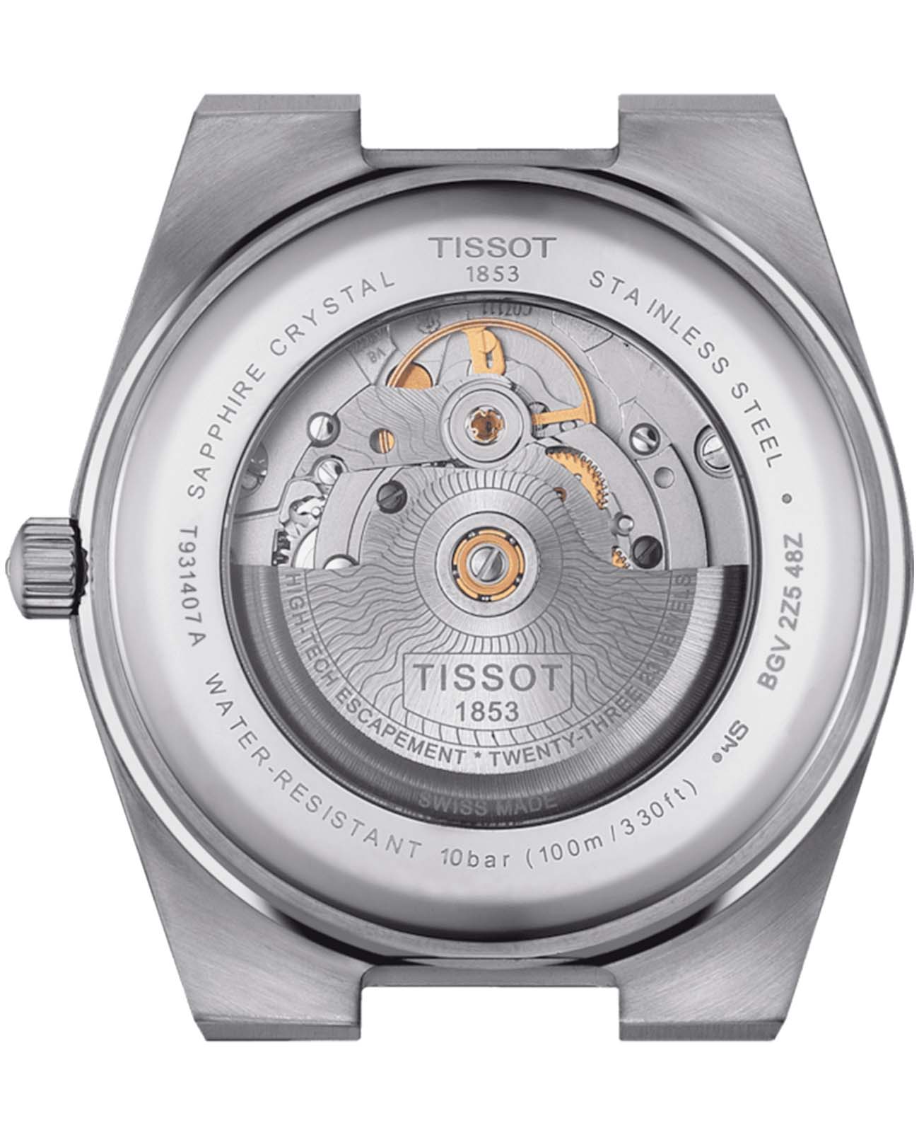 Tissot Tissot PRX Powermatic 80 Steel & 18k Gold T931.407.41.031.01 мужские часы серебристый циферблат на запястье