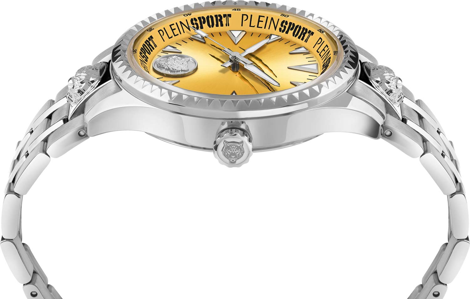 Plein Sport Plein Sport PS5BA0824,  германия мужские часы на браслете нержавеющая сталь боковой вид