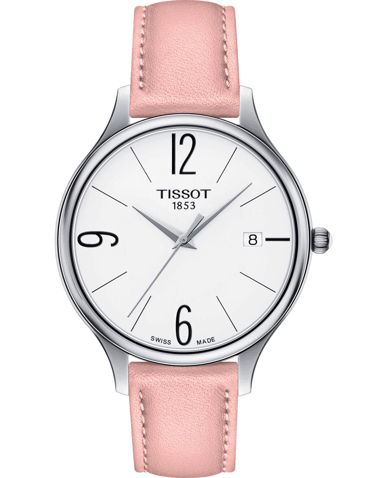 Оригинальные часы Tissot Tissot Bella Ora Round T103.210.16.017.00 кварцевые калибр механизма eta f06.111 общий вид