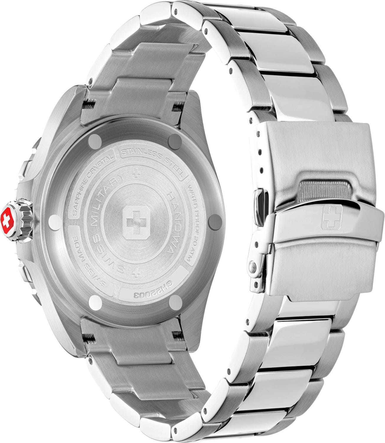 Swiss Military Hanowa Swiss Military Hanowa Offshore Diver II SMWGH2200301 швейцария наручные мужские часы заводная головка с логотипом Swiss Military Hanowa