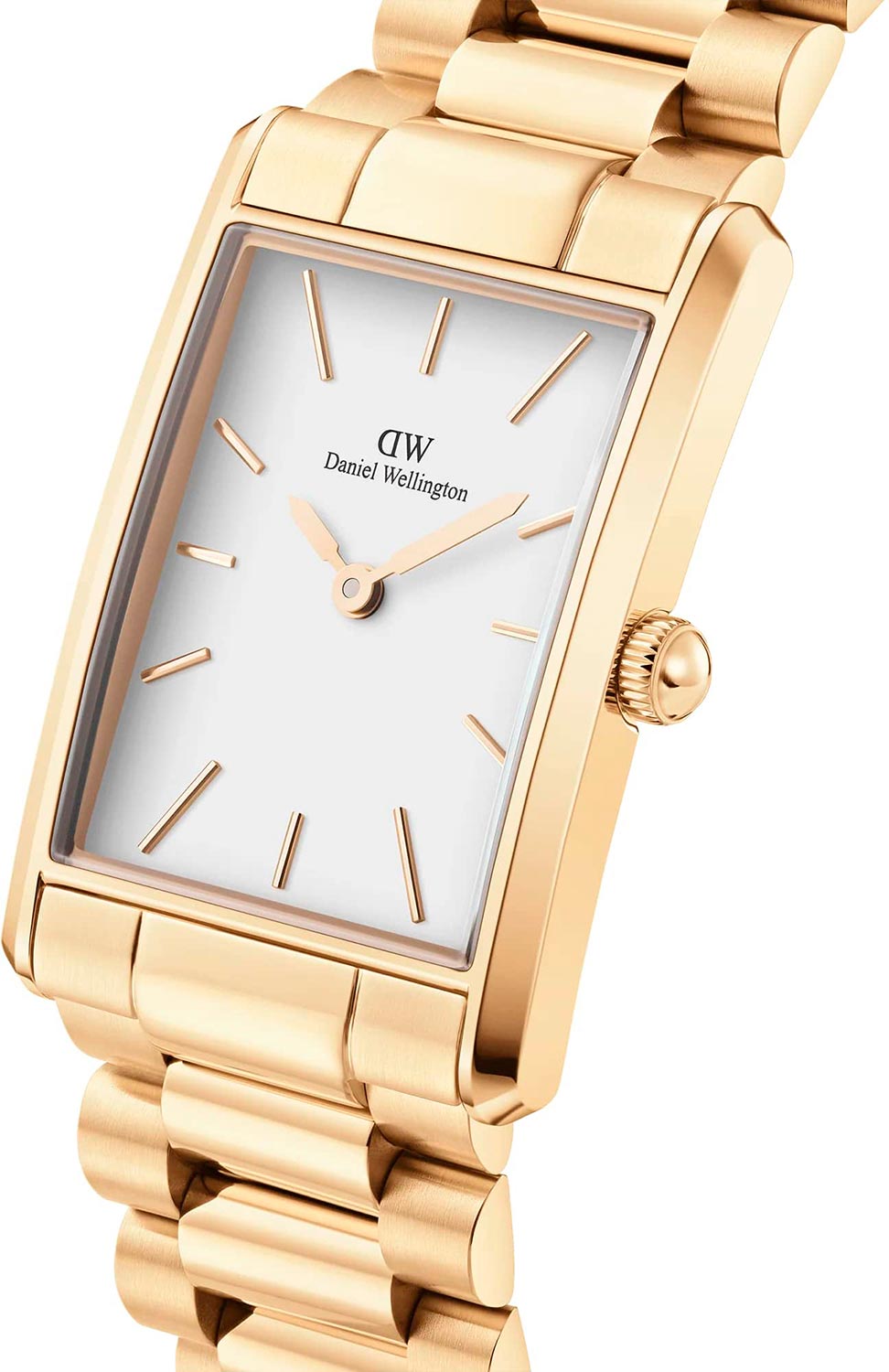 Daniel Wellington Daniel Wellington Bound 3-Link Gold DW00100703 , наручные женские часы фото под углом