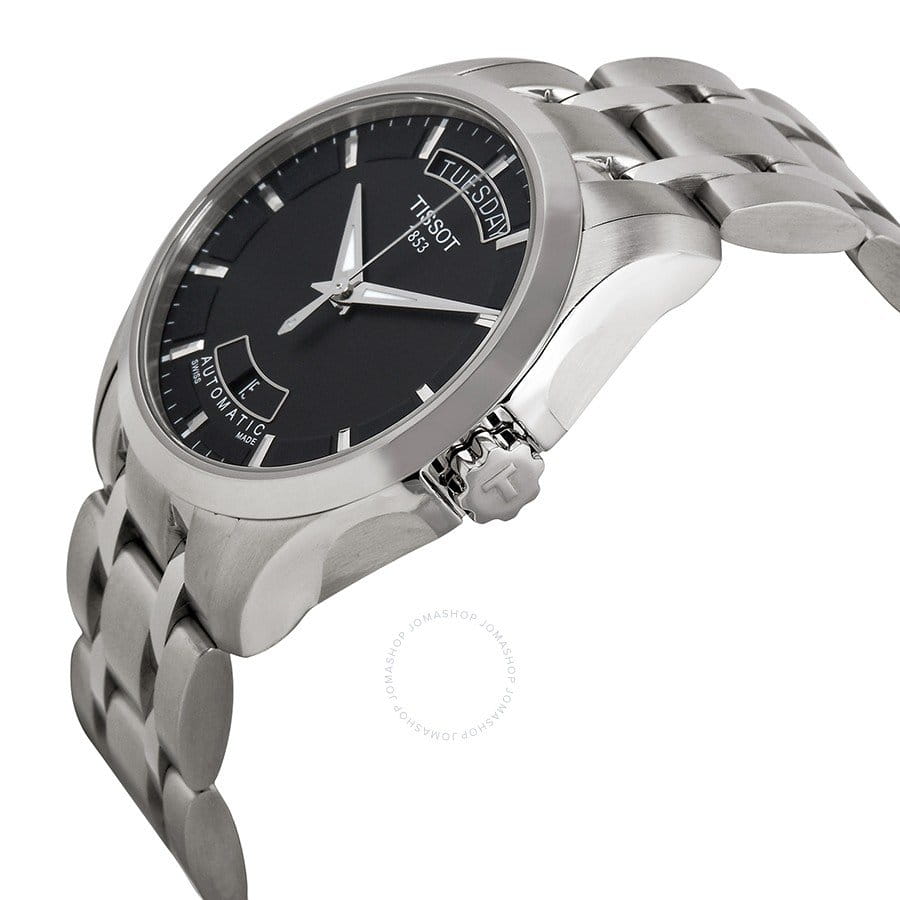 Tissot Tissot Couturier Automatic T035.407.11.051.00, t-classic швейцария мужские часы на браслете нержавеющая сталь боковой вид
