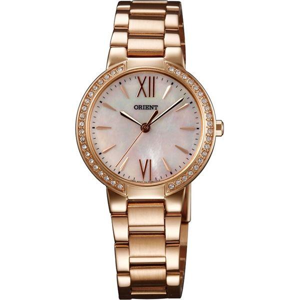 Orient Orient QC0M001W (FQC0M001W)  FQC0M001W  женские часы перламутровый циферблат, браслет  — вид спереди