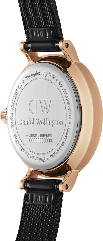 Daniel Wellington Daniel Wellington Petite Pressed Ashfield DW00100441, petite швеция женские часы на браслете сталь c pvd покрытием боковой вид