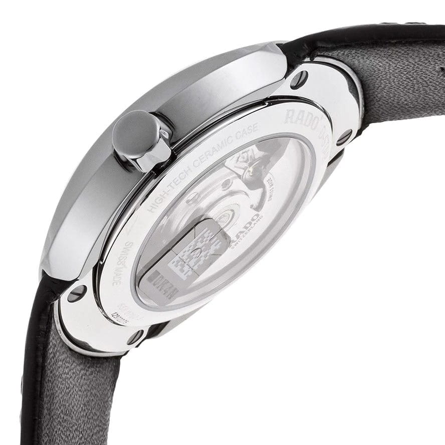 Rado Rado D-Star R15762175,  швейцария мужские часы на браслете кожаный боковой вид