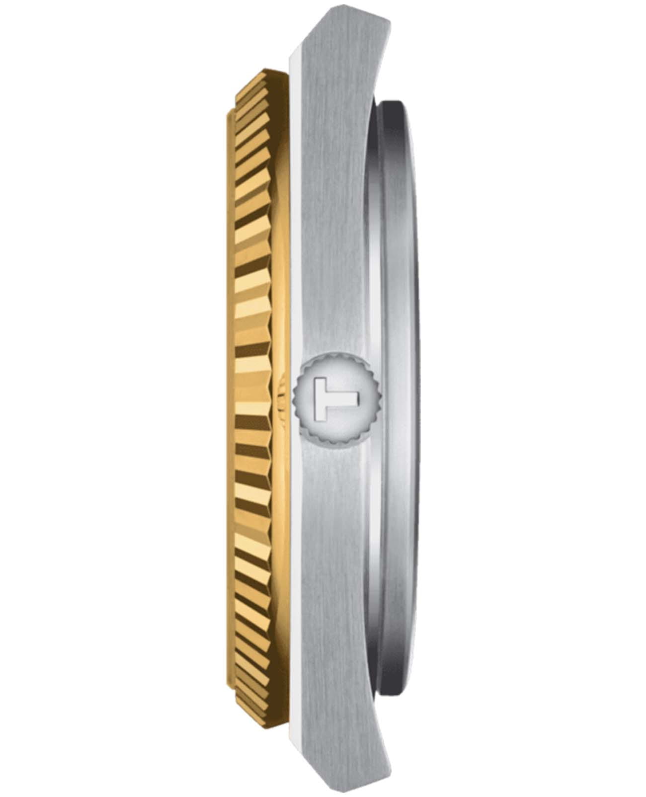 Оригинальные часы Tissot Tissot PRX Powermatic 80 Steel & 18k Gold T931.407.41.031.01 механические калибр механизма powermatic 80.111 общий вид