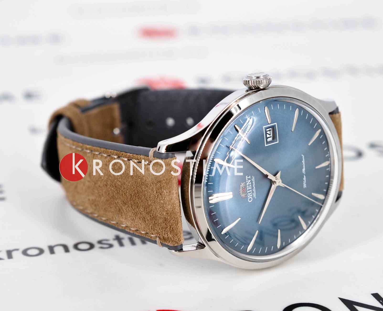 Orient Orient Bambino RA-AC0P03L (RN-AC0P03L), bambino япония мужские часы на браслете кожаный боковой вид