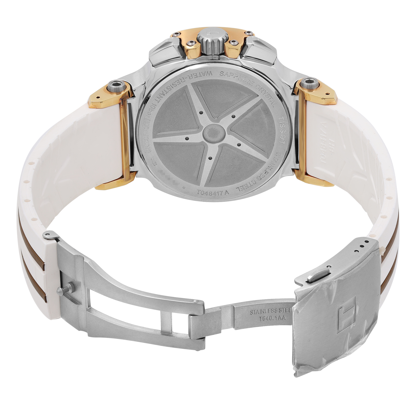 Tissot Tissot T-Sport T-Race Quartz Chronograph T048.417.27.012.00, t-sport швейцария мужские часы на браслете карбон + полимер боковой вид