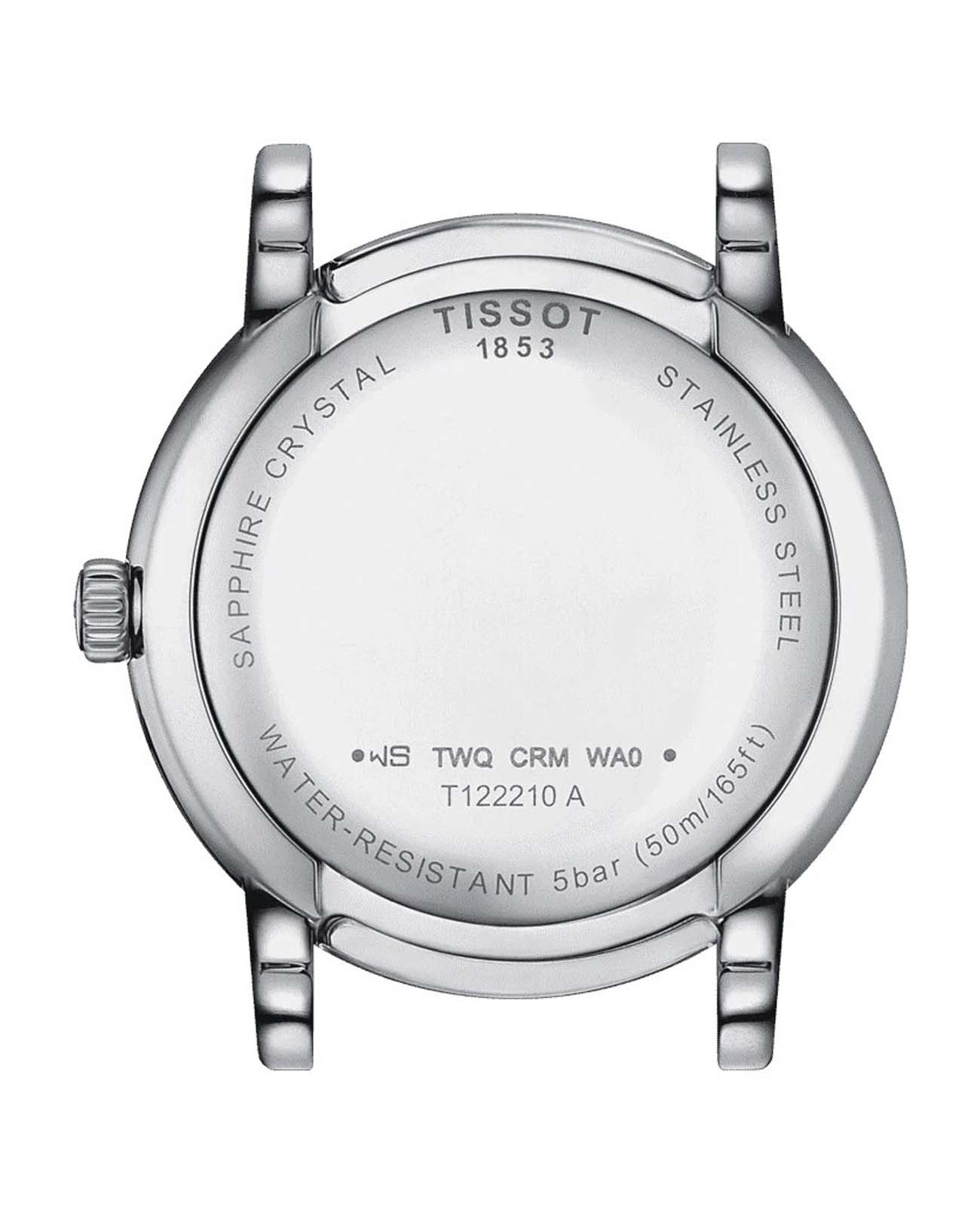 Оригинальные часы Tissot Tissot Carson Premium Lady T122.210.11.159.00 кварцевые калибр механизма eta f03.115 общий вид