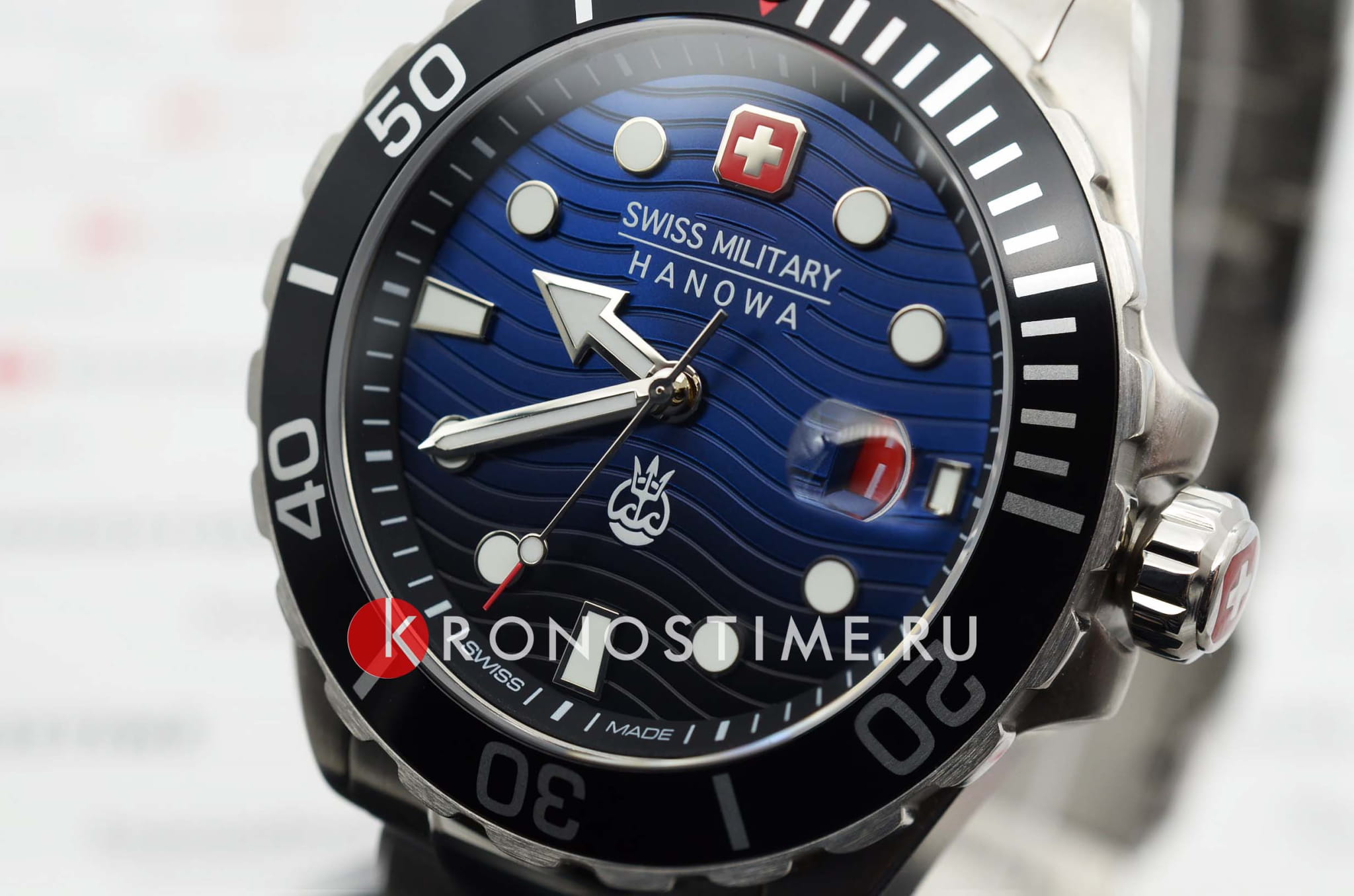 Оригинальные часы Swiss Military Hanowa Swiss Military Hanowa Offshore Diver II SMWGH2200302 кварцевые калибр механизма  общий вид