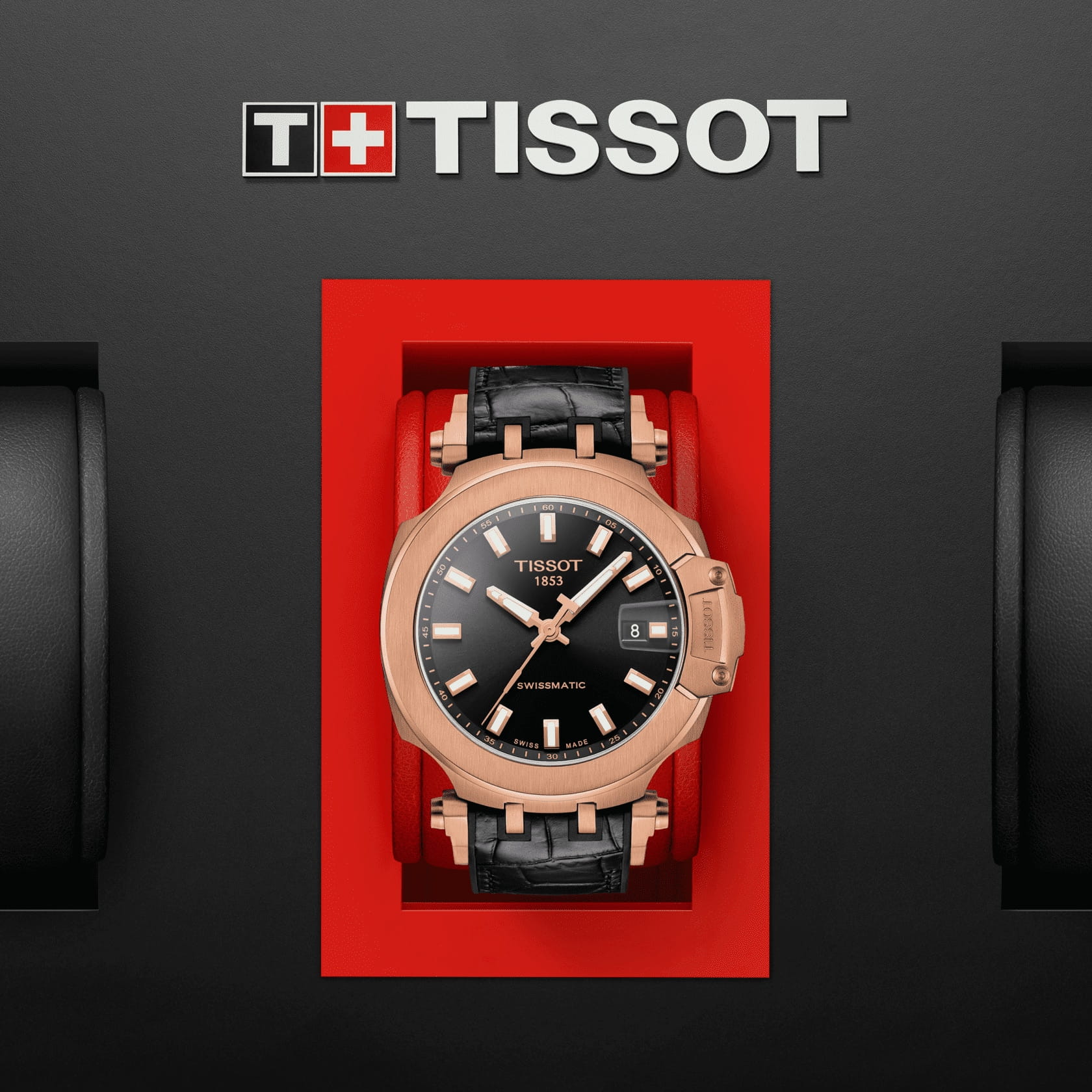 Оригинальные часы Tissot Tissot T-Race Swissmatic T115.407.37.051.00 механические калибр механизма c15.111 общий вид