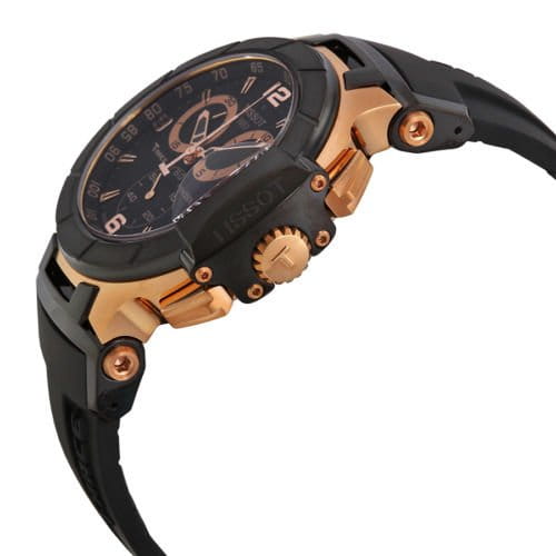 Tissot Tissot T-Sport T-Race Quartz Chronograph T048.417.27.057.06, t-sport швейцария мужские часы на браслете каучук боковой вид