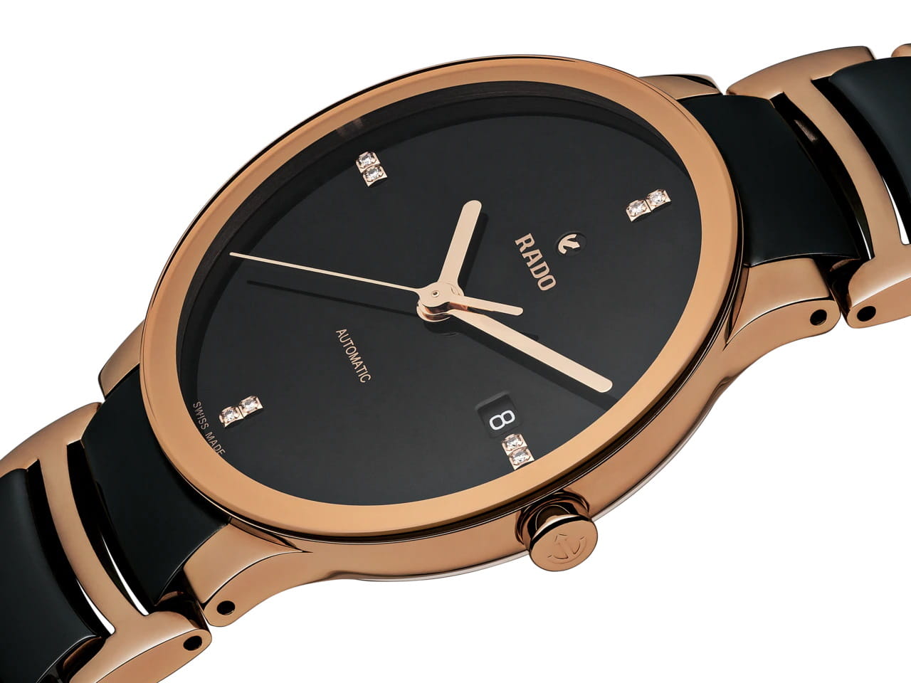 Rado Rado Centrix Automatic Diamonds R30036712 Automatic, наручные мужские часы фото под углом