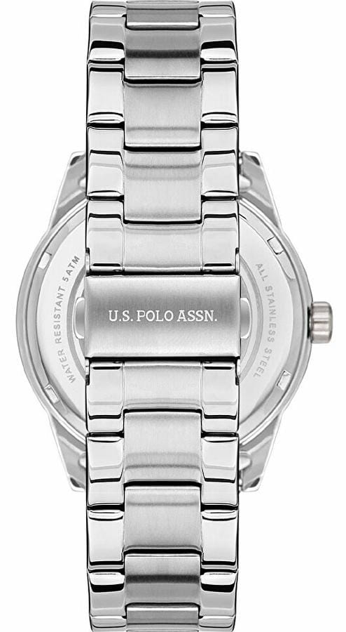 U.S. Polo Assn. U.S. Polo Assn. Fundamental USPA1042-02,  сша мужские часы на браслете нержавеющая сталь боковой вид