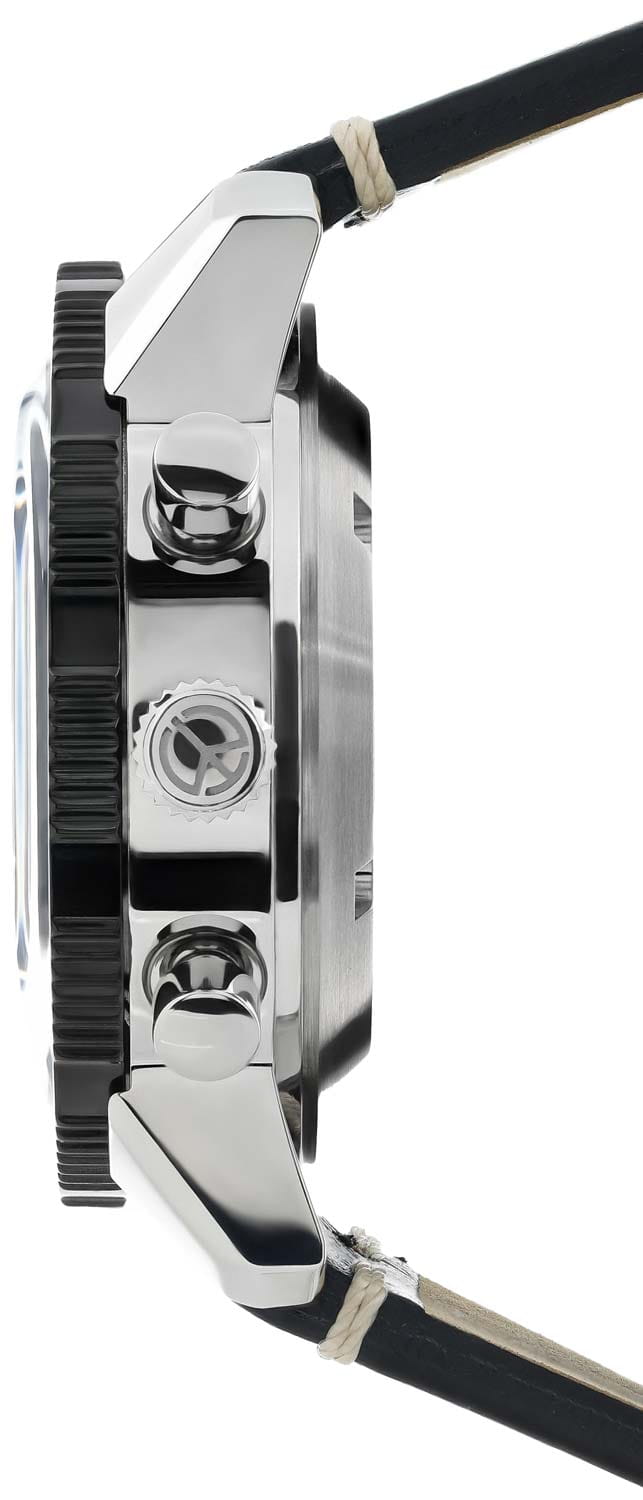 Mathey-Tissot Mathey-Tissot 1970 H1970CHALN,  швейцария мужские часы на браслете кожаный боковой вид