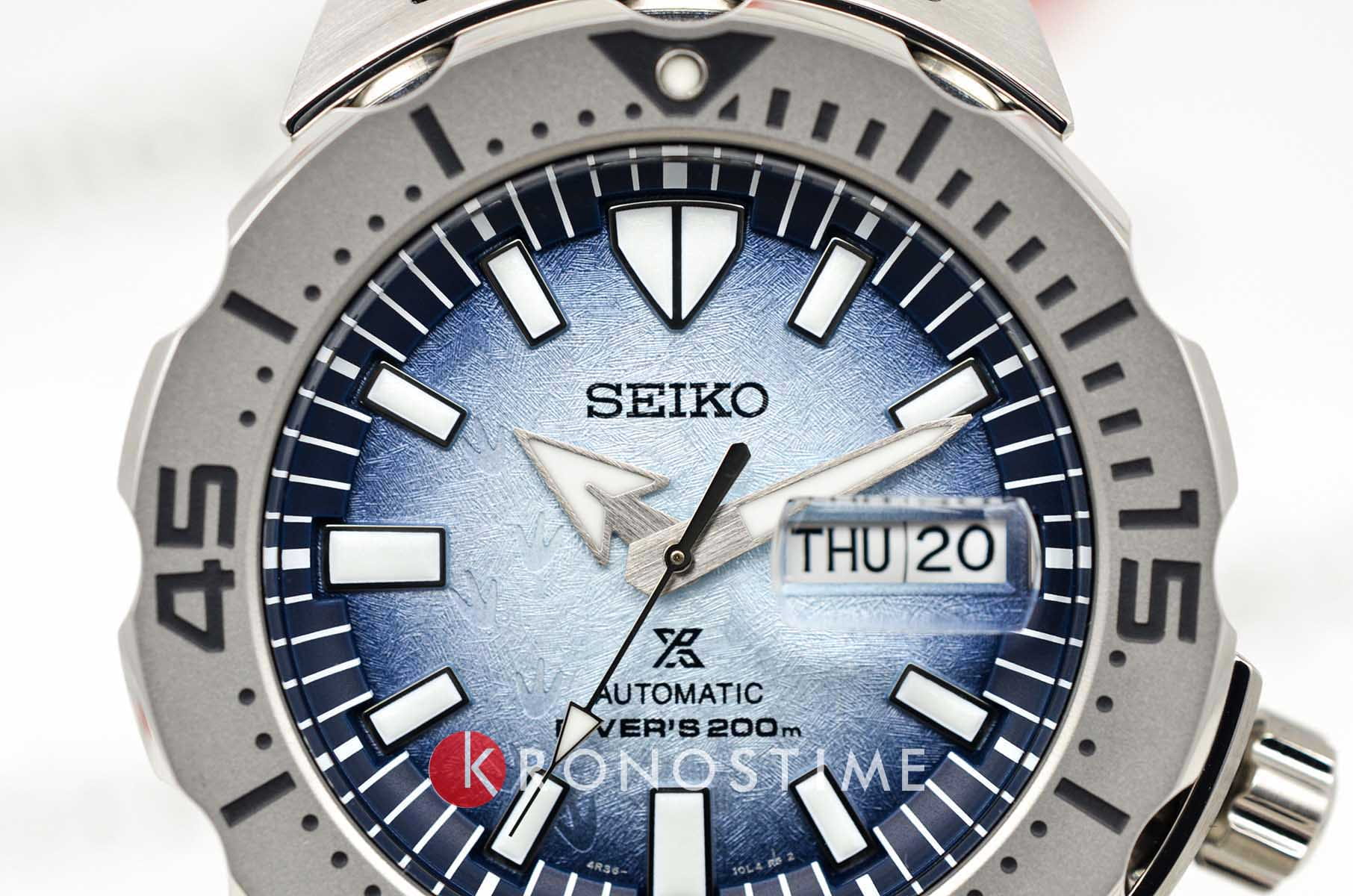 Seiko Seiko Prospex SRPG57K1S мужские часы голубой циферблат на запястье