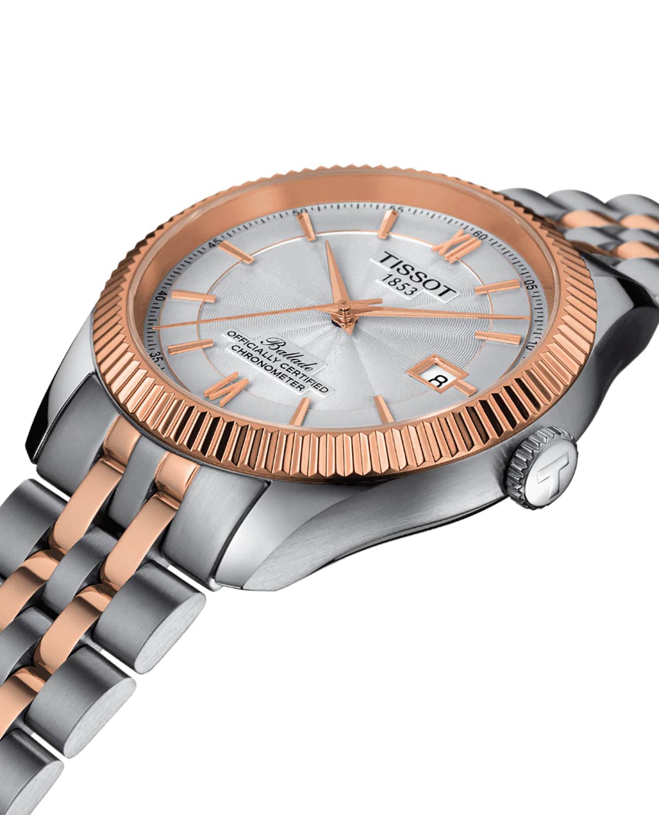 Tissot Tissot Ballade Powermatic 80 Silicium T108.408.22.278.00 мужские часы серебристый циферблат на запястье