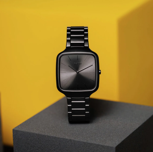 Оригинальные часы Rado Rado True Square Thinline x Les Couleurs Le Corbusier R27062152 кварцевые калибр механизма  общий вид