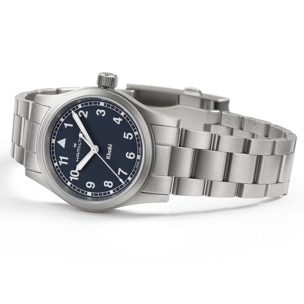 Hamilton Hamilton Khaki Field Quartz 33mm H69301140, khaki field швейцария мужские часы на браслете нержавеющая сталь боковой вид