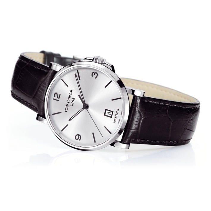 Certina Certina DS Caimano C017.210.16.037.00,  швейцария женские часы на браслете кожаный боковой вид