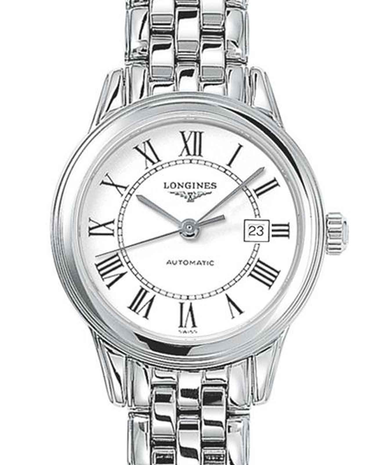 Longines Longines Flagship L4.374.4.21.6 , наручные женские часы фото под углом