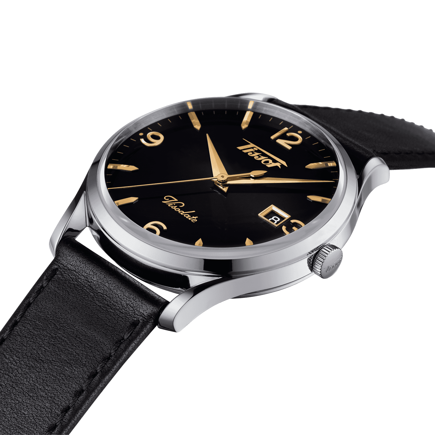 Tissot Tissot Heritage Visodate T118.410.16.057.01 мужские часы черный циферблат на запястье