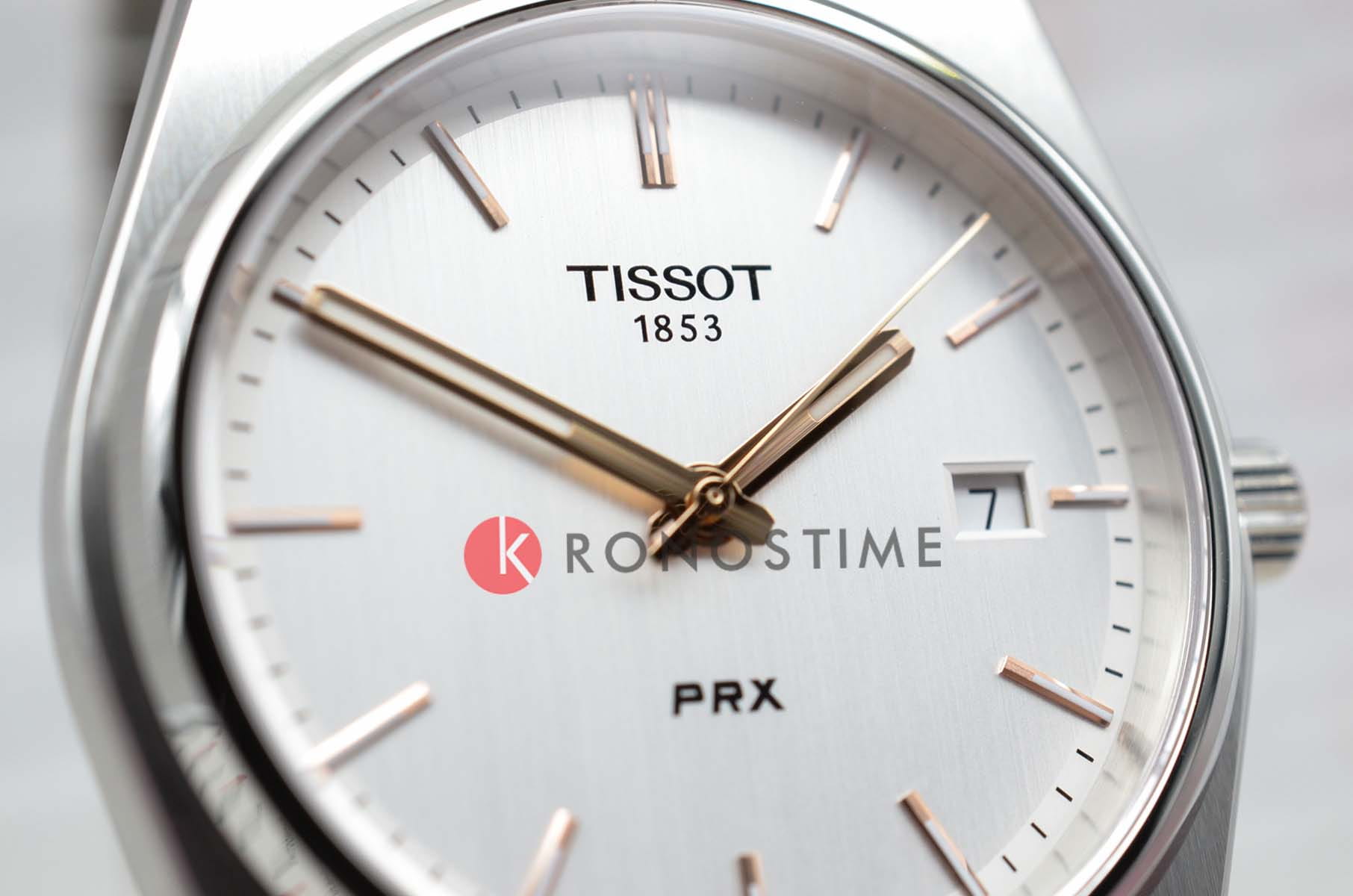 Оригинальные часы Tissot Tissot PRX T137.410.11.031.00 кварцевые калибр механизма eta f06.115 общий вид