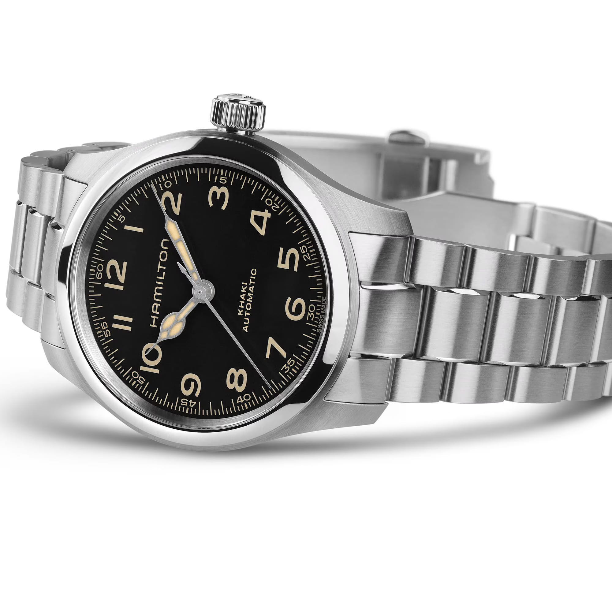 Hamilton Hamilton Khaki Field Murph H70405130  - задняя крышка сталь корпуса, швейцария часы