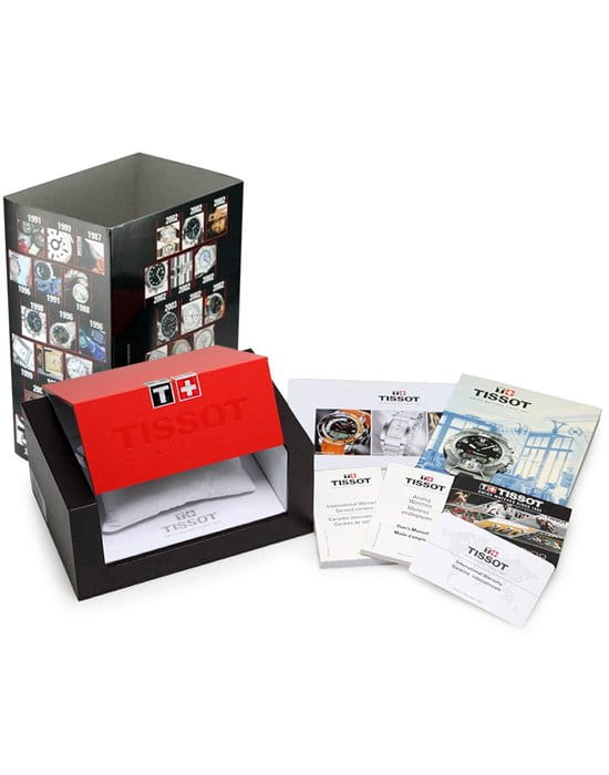 Оригинальные часы Tissot Tissot T-Sport T-Race Quartz Chronograph T048.417.37.057.00 кварцевые калибр механизма eta g10.211 общий вид