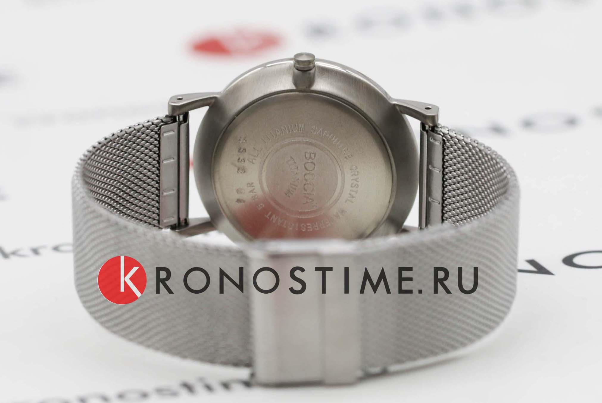 Boccia Titanium 3533-04 мужские часы застежка крупным планом