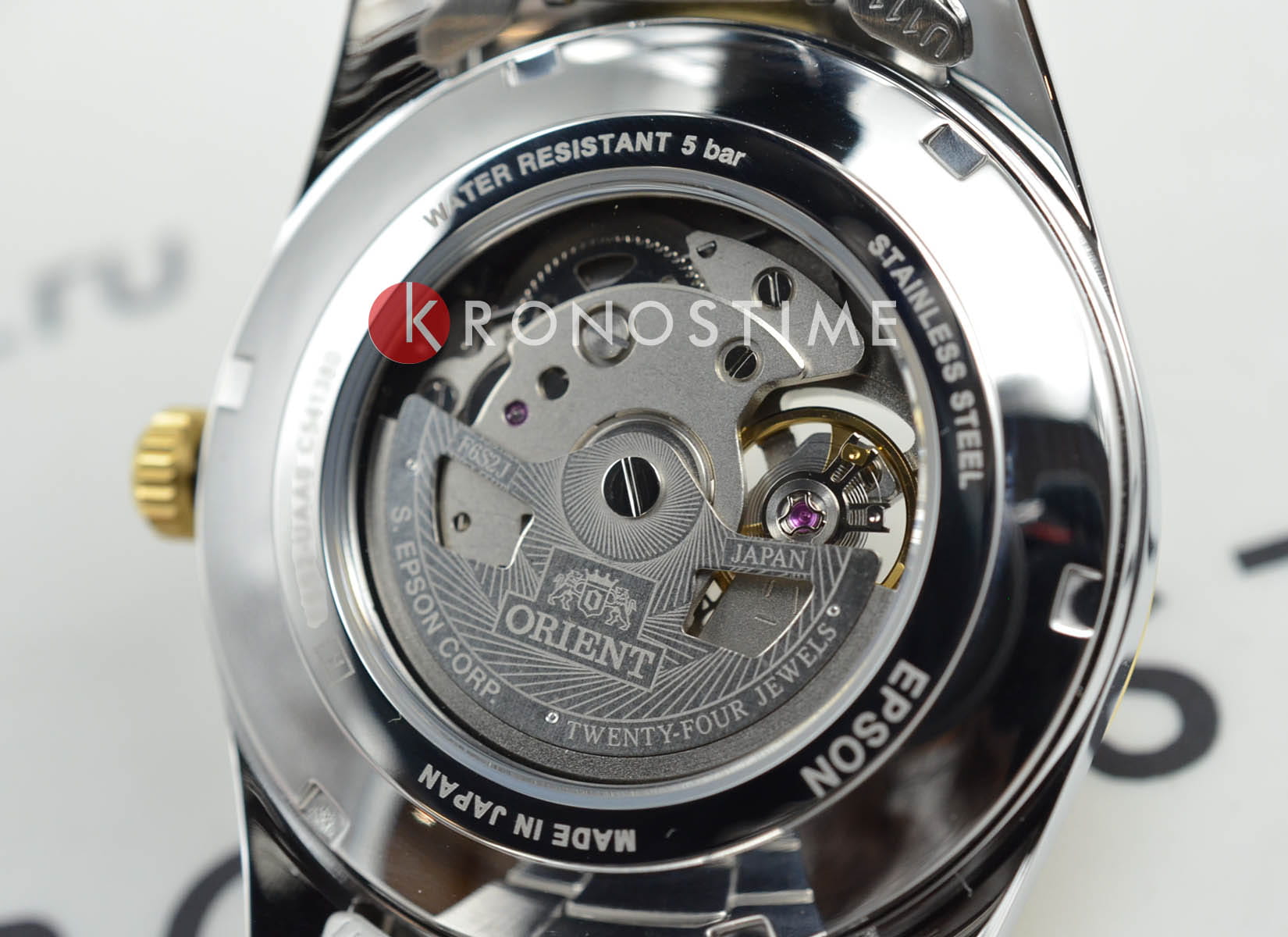 Orient Orient Contemporary RA-AR0006S (RN-AR0006S)  - задняя крышка сталь металл корпуса, япония часы