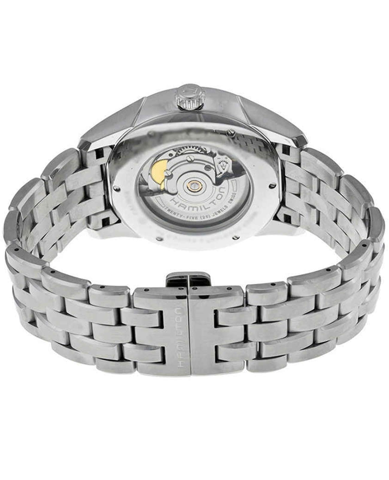 Hamilton Hamilton Jazzmaster Regulator Auto H42615153, jazzmaster швейцария мужские часы на браслете нержавеющая сталь боковой вид