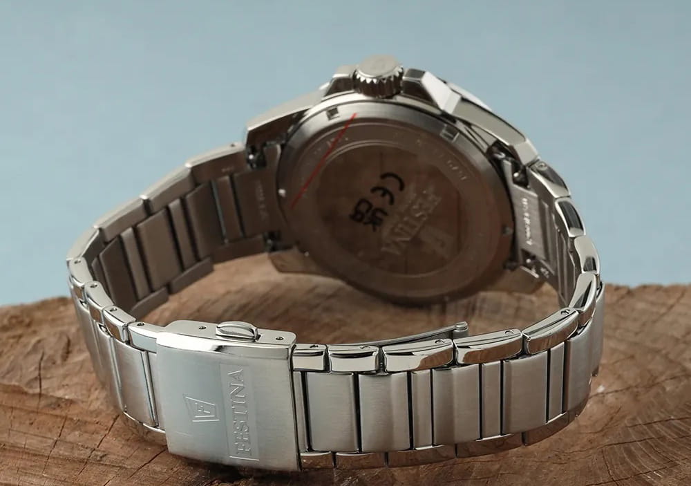 Festina Festina Swiss Made F20081/3,  испания мужские часы на браслете нержавеющая сталь боковой вид
